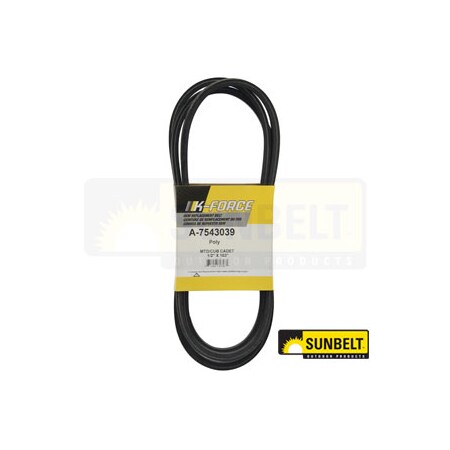 A & I Products Belt, Deck 15.5" x5" x1.5" A-7543039